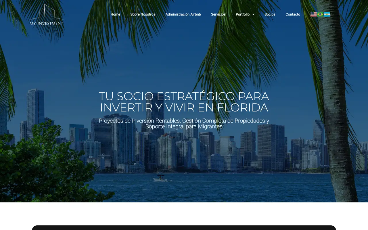 Home del sitio de My Investment