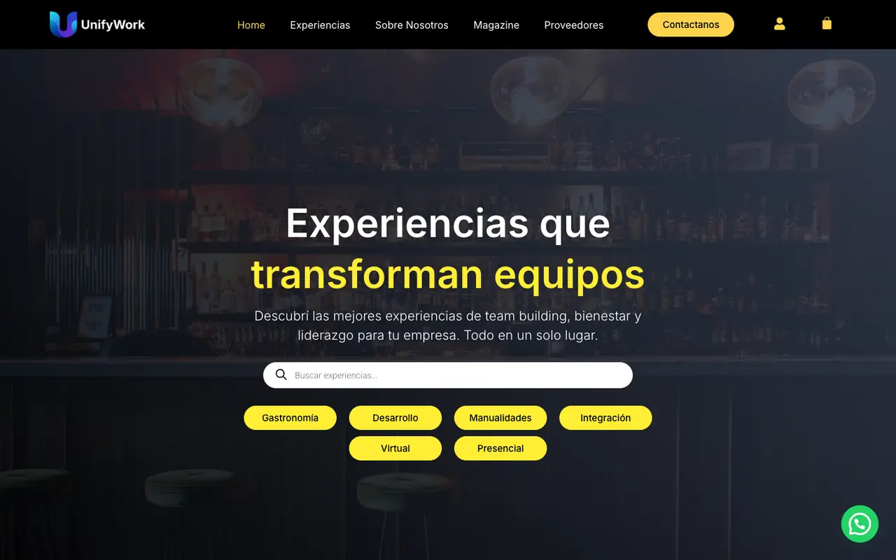 Home del sitio de UnifyWork